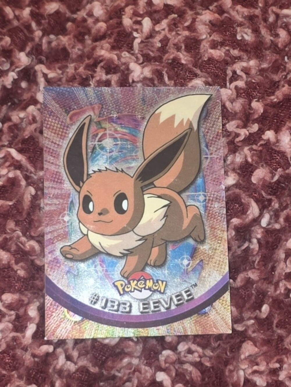 New Pokémon Eevee Collectible Card - Brown